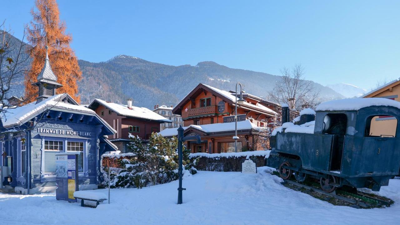 Chalet Hôtel des 2 Gares Saint-Gervais-les-Bains Extérieur photo